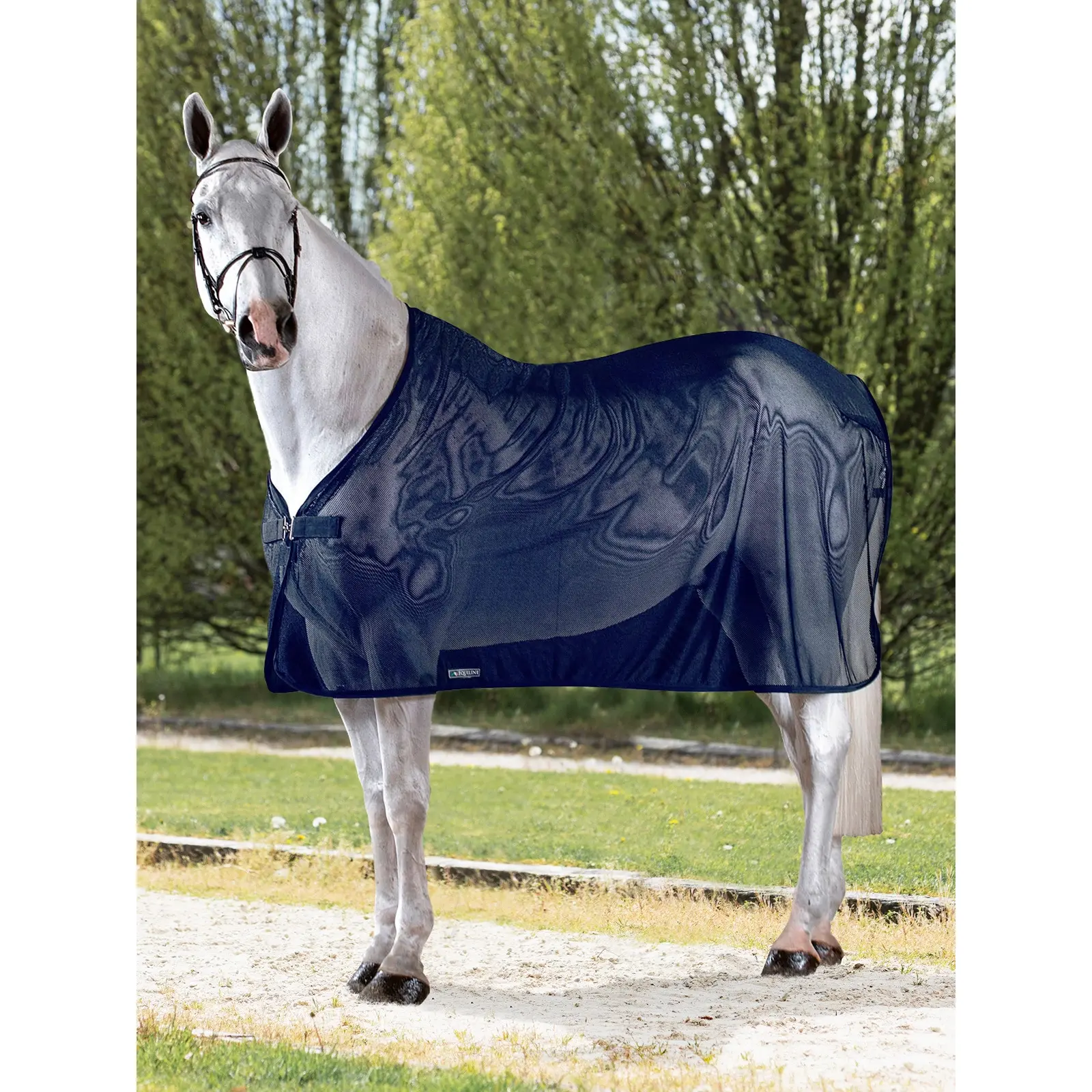 Equiline Bleu Summer Insect Blanket For Horses Weston