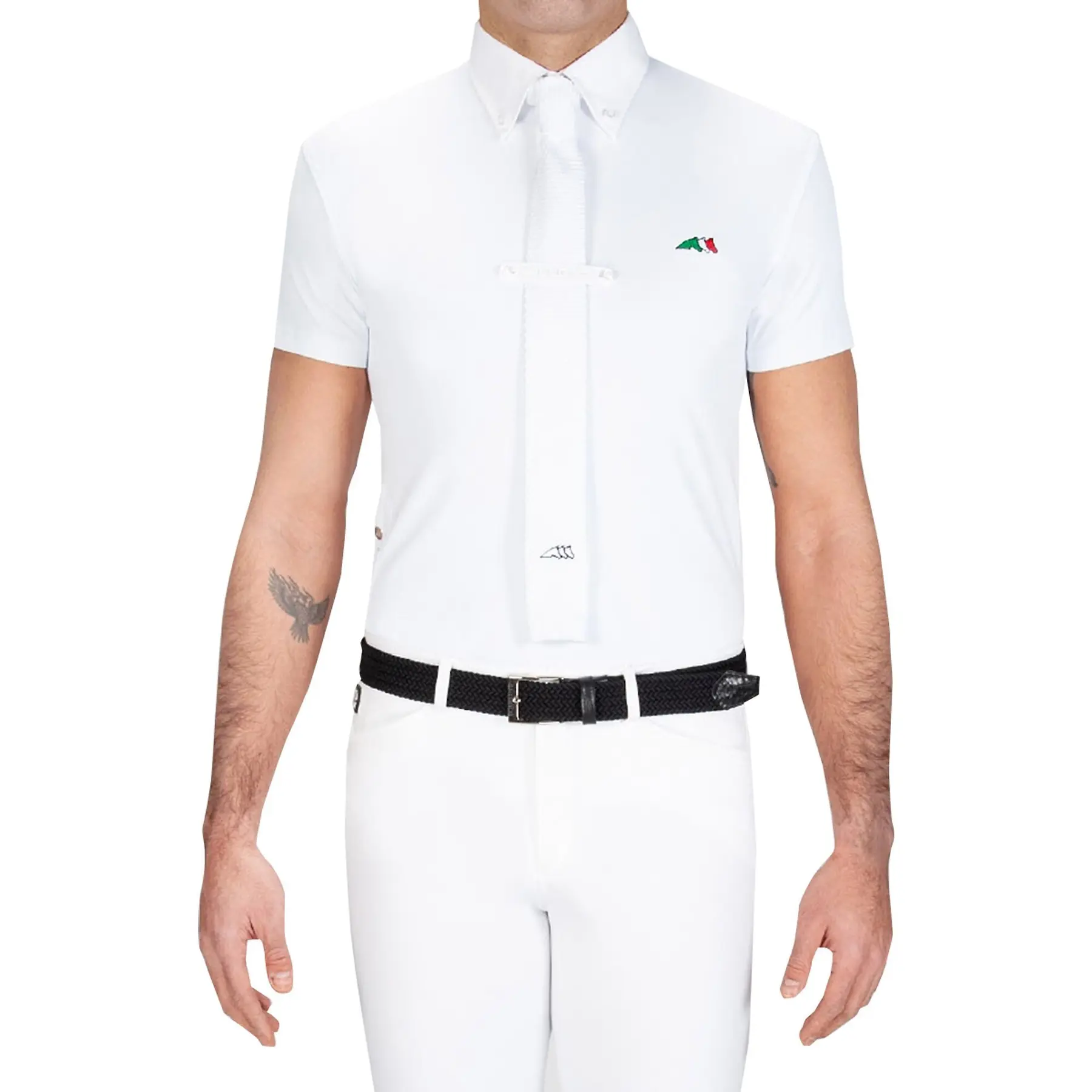 Meilleurs prix pour Polo équitation de concours en tissu technique Equiline Fox