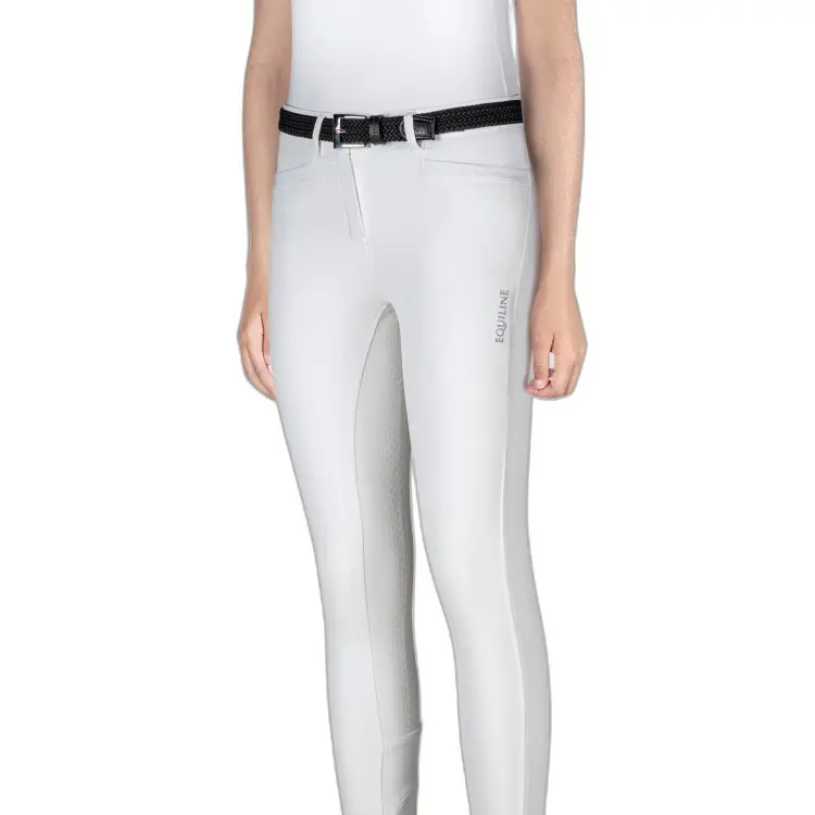 Pantalon équitation fille Equiline Full Grip