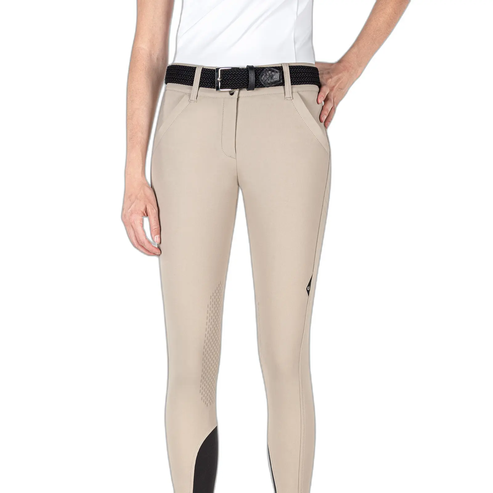 Pantalon équitation avec grip aux genoux femme Equiline X Shape