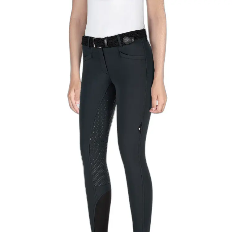 Equiline Women's Noir Riding Pants Full Grip Cedar