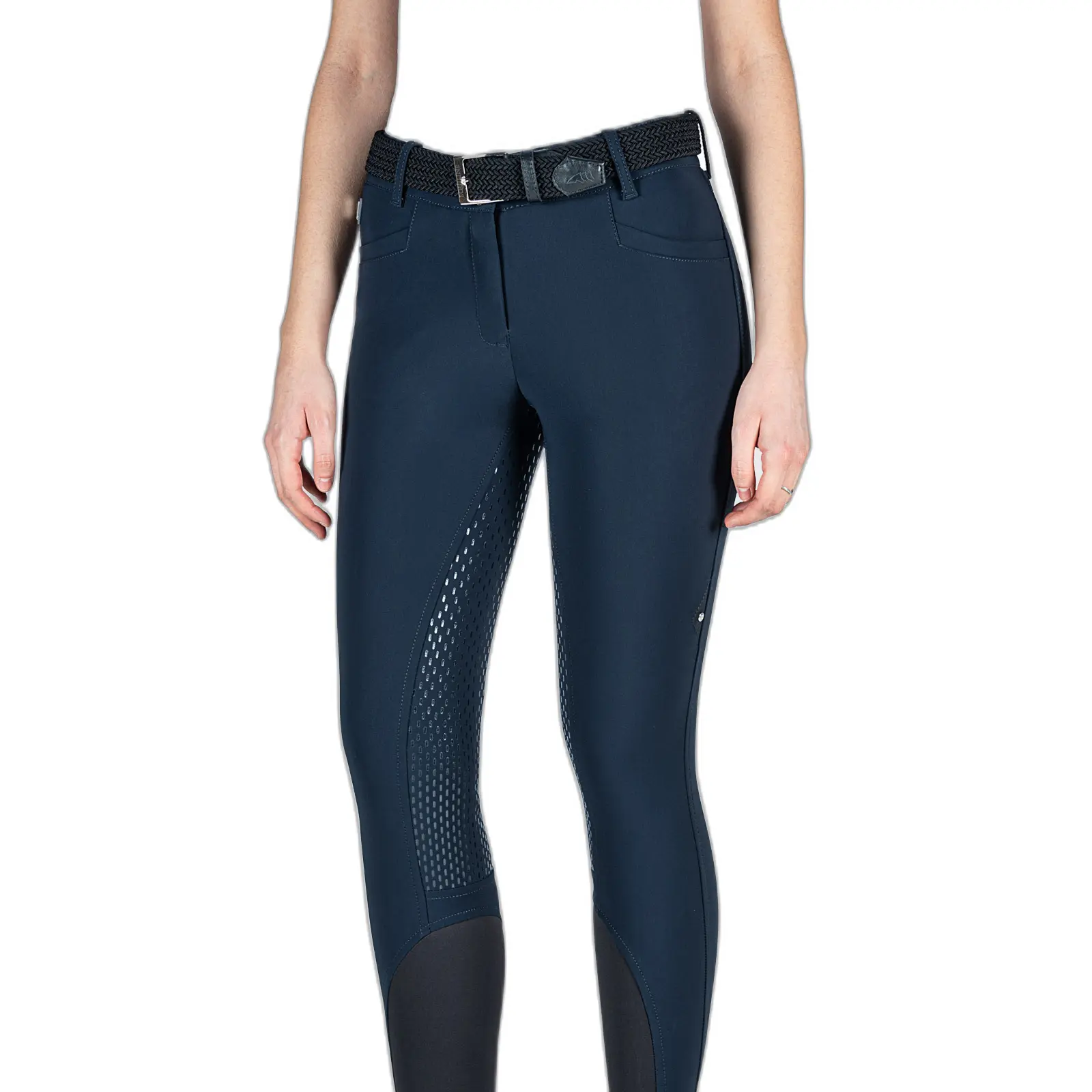Pantalon équitation taille haute femme Equiline Full Grip Arlette