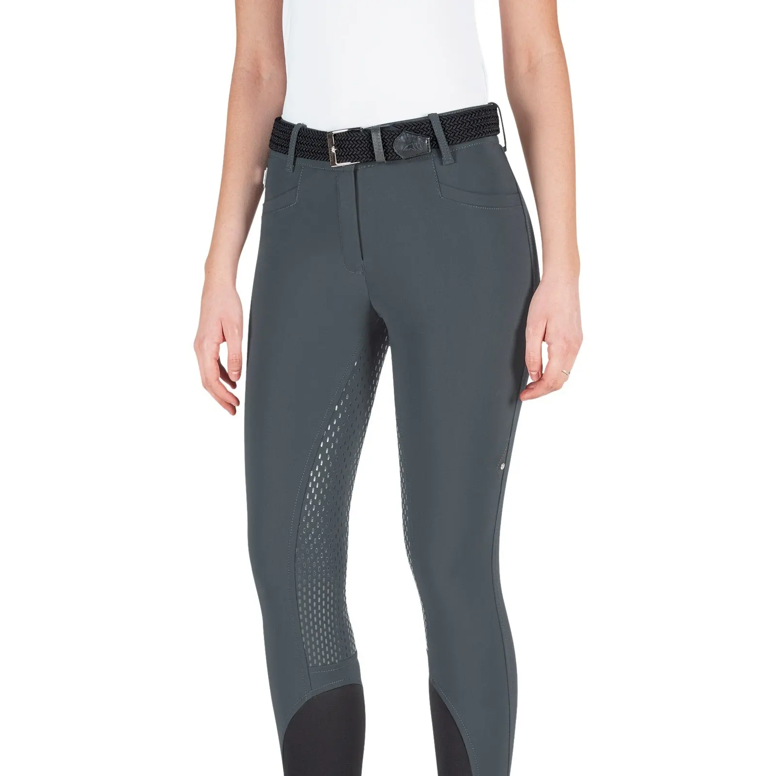 Meilleurs prix pour Pantalon équitation taille haute femme Equiline Full Grip Adellek