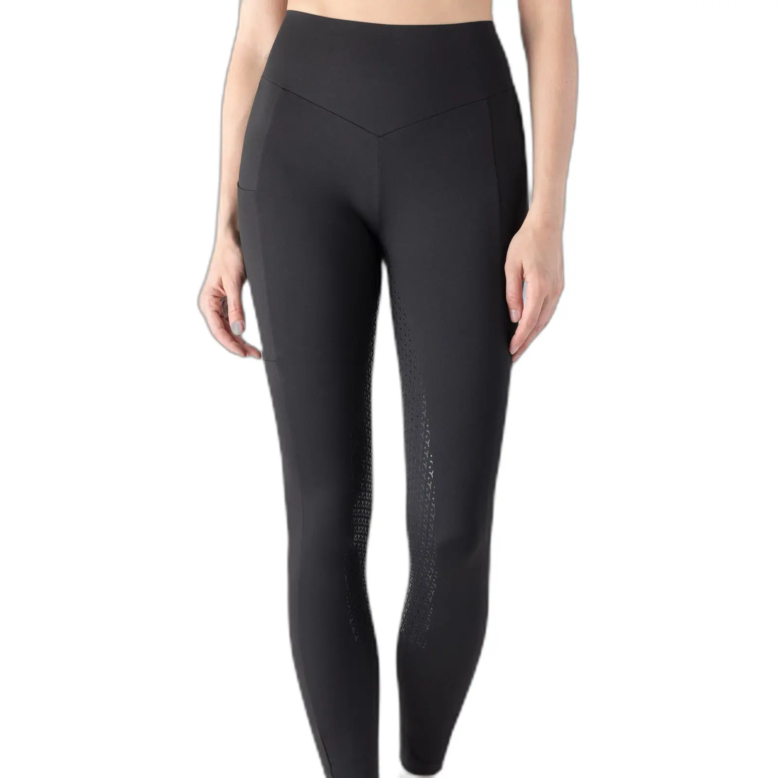 Equiline Women's Gris Full Grip Riding Leggings Gadrifh