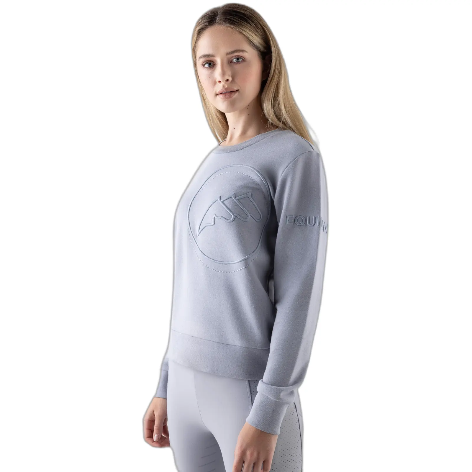 Sweatshirt avec logo brodé femme Equiline Cartac