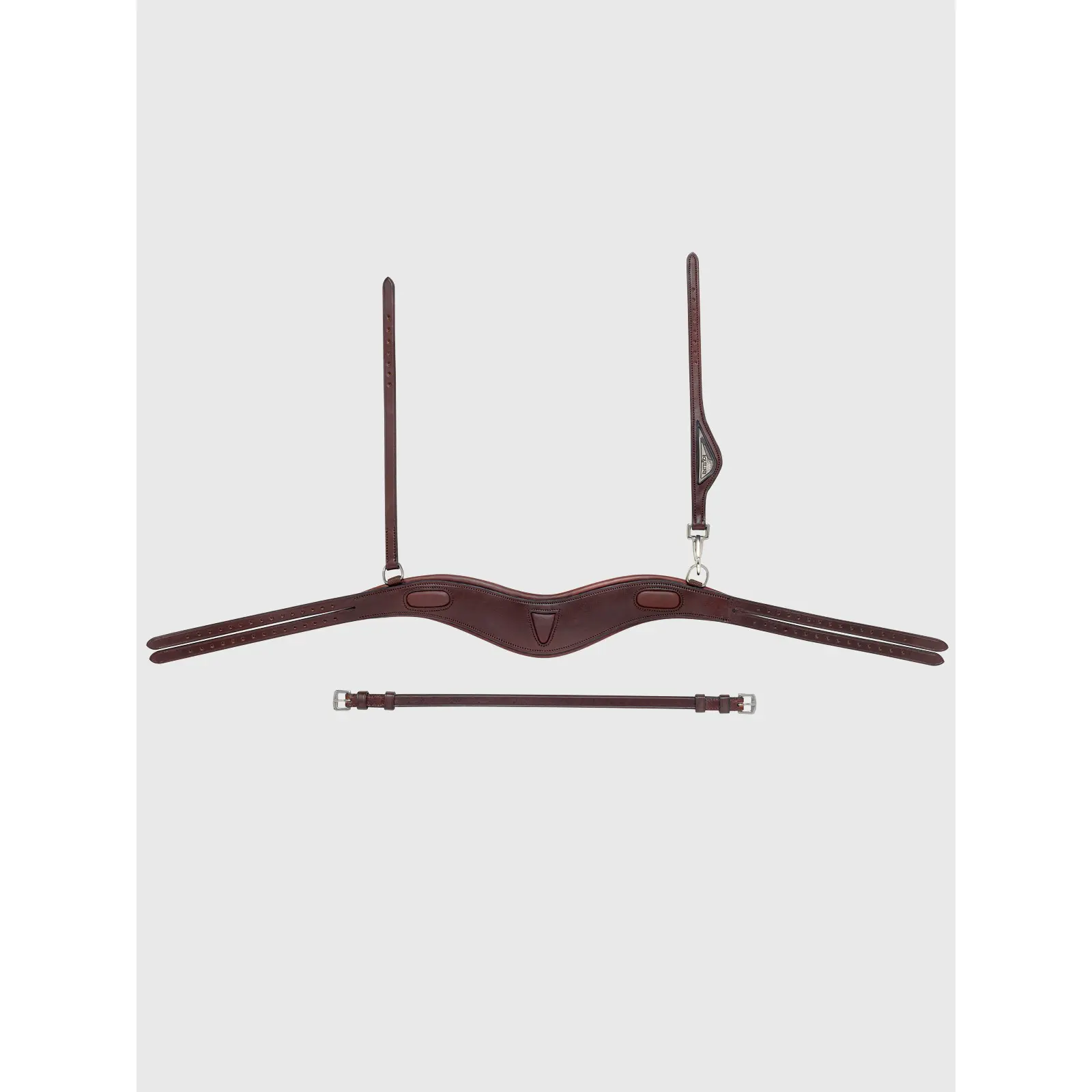 Meilleurs prix pour Têtière équitation anatomique mince deux branches Equiline