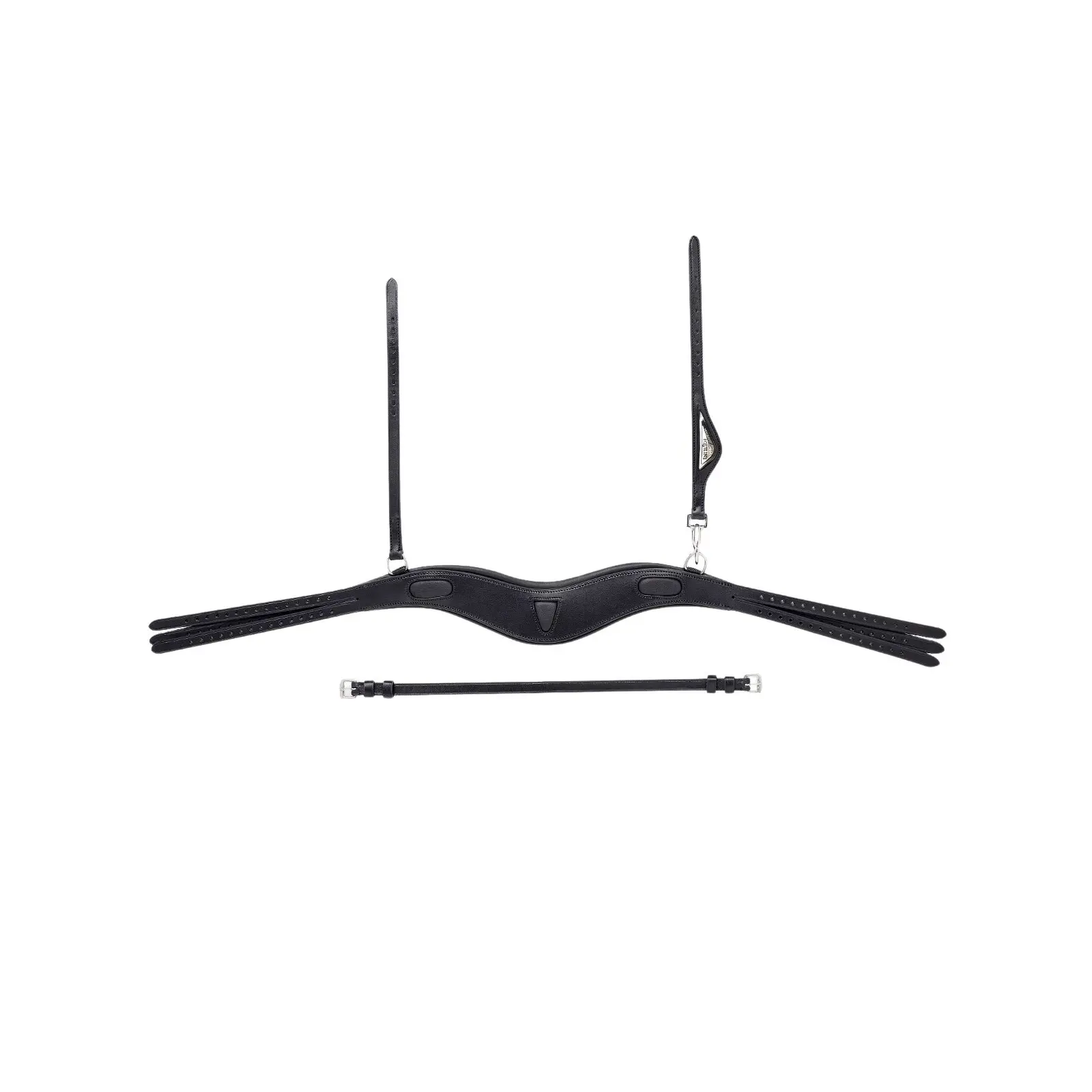 Comparer les prix de Têtière équitation anatomique mince trois branches Equiline