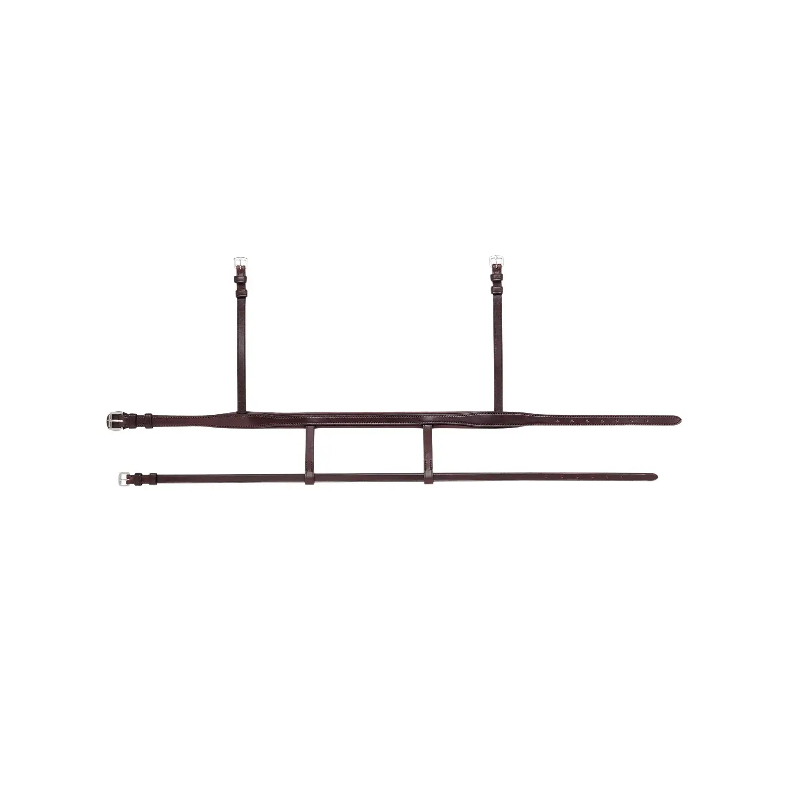 Equiline Marron Double Horse Cheek Pieces