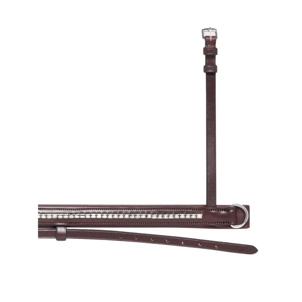 Meilleurs prix pour Muserolle cheval à chaînette argentée Equiline