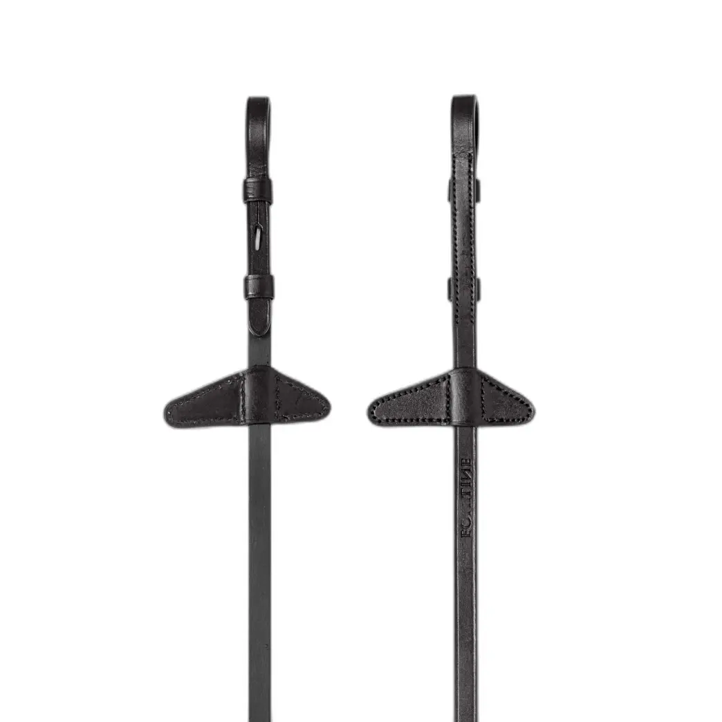 Meilleurs prix pour Rênes pour cheval caoutchouc avec bouchon Equiline