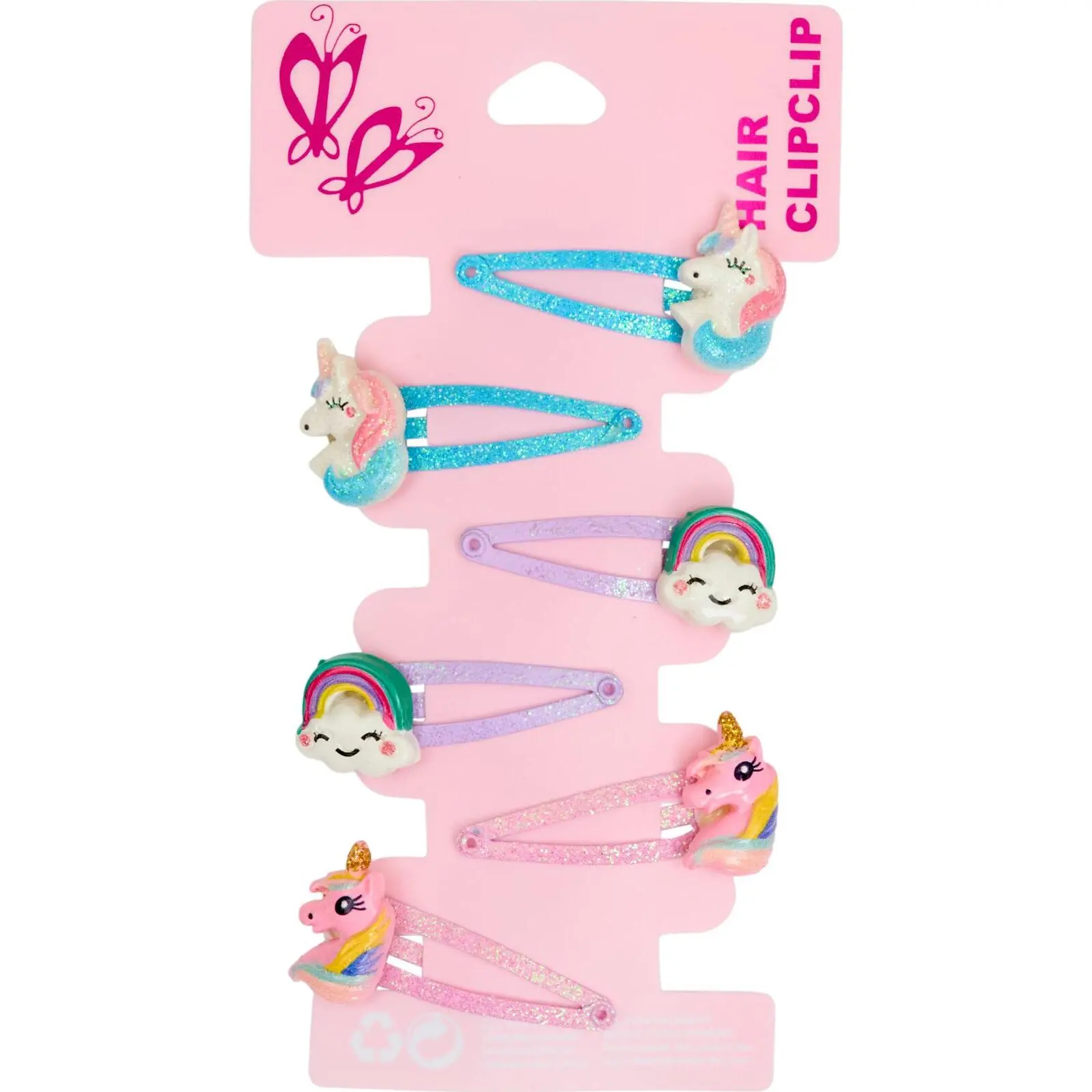 Pince à cheveux fille Equipage (x6)