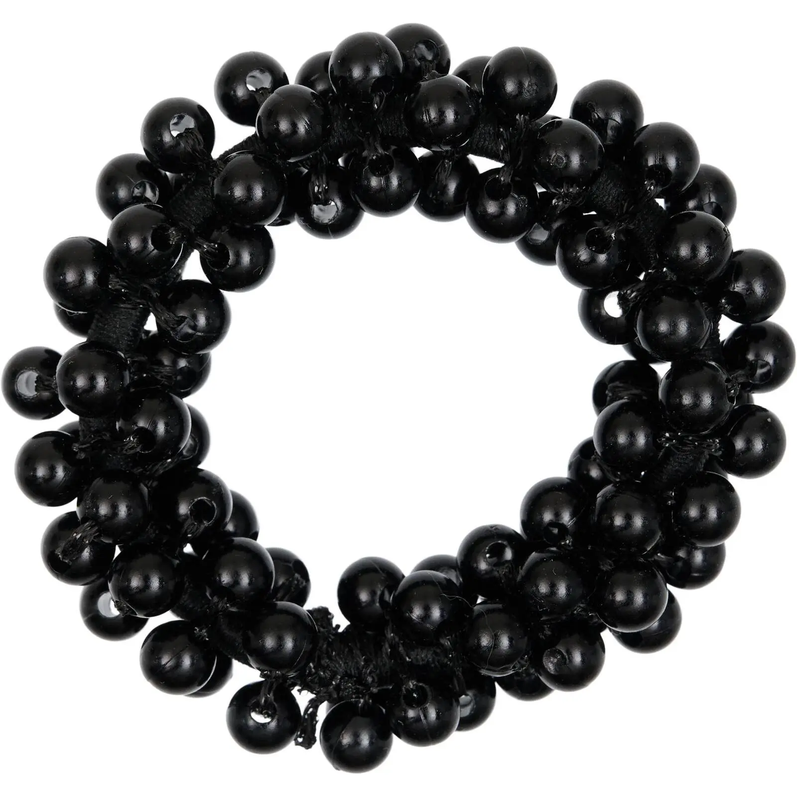 Equipage Women's Noir Pearl Hair Elastic For