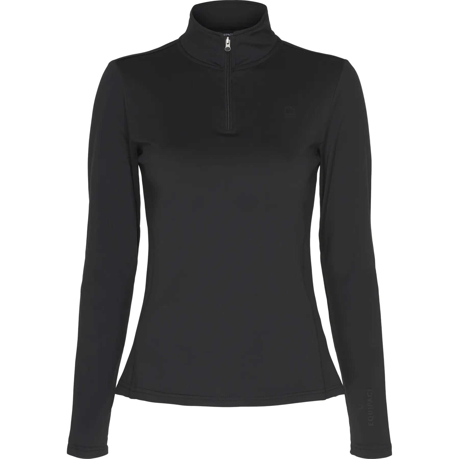 Meilleurs prix pour Maillot équitation manches longues 1/2 zip enfant Equipage Kolyma