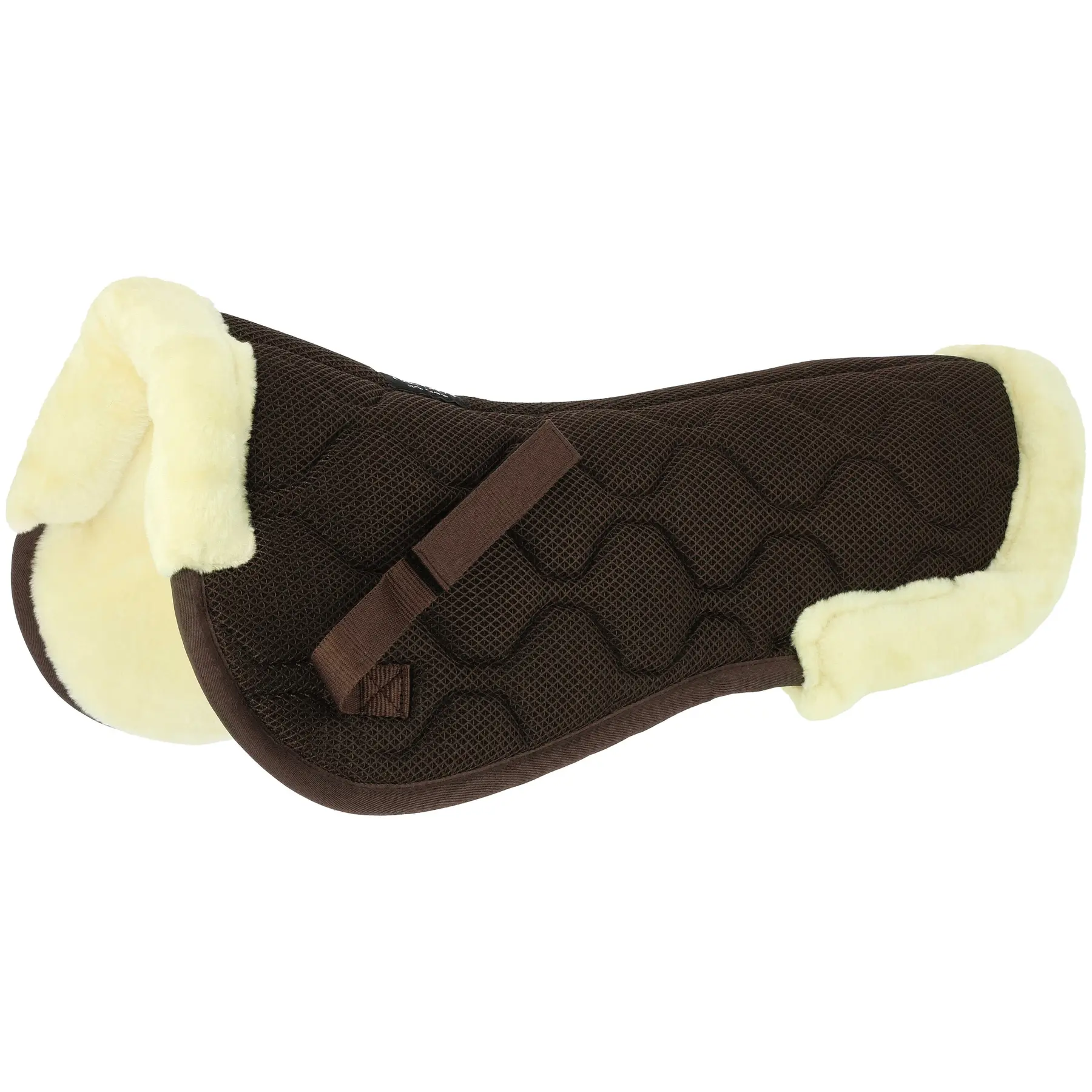 Equithème Marron Mesh Saddle Pad For Horse Hexa