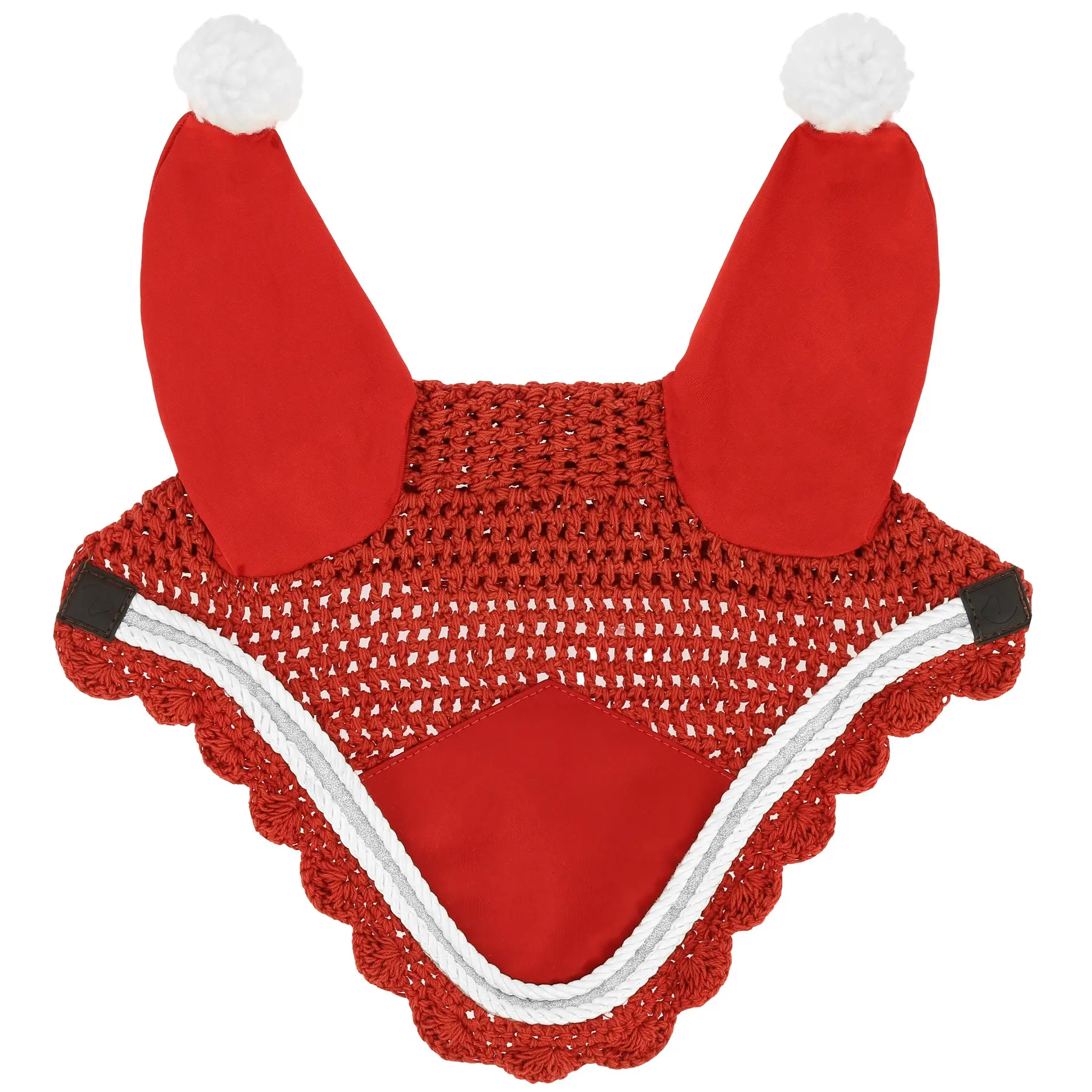 Meilleurs prix pour Bonnet anti-mouches pour cheval court Equithème Xmas