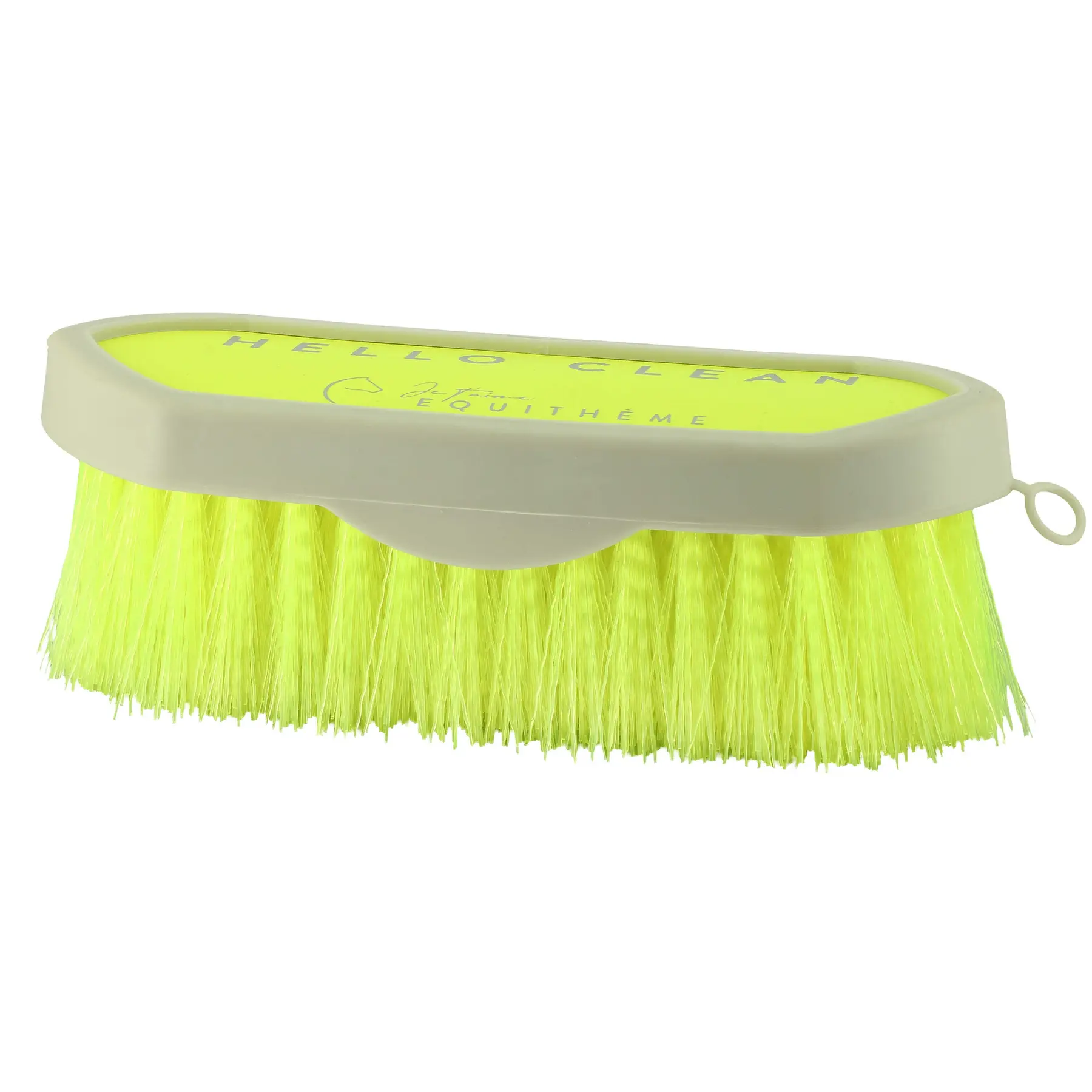 Equithème Jaune Head Brush Je T'aime