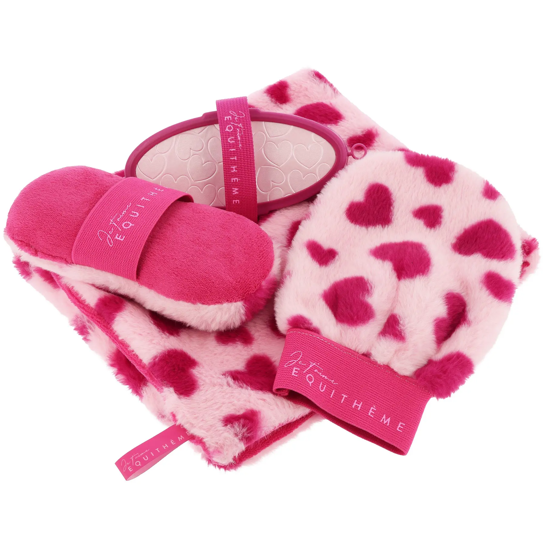 Comparer les prix de Kit de pansage équitation Equithème Je t'aime