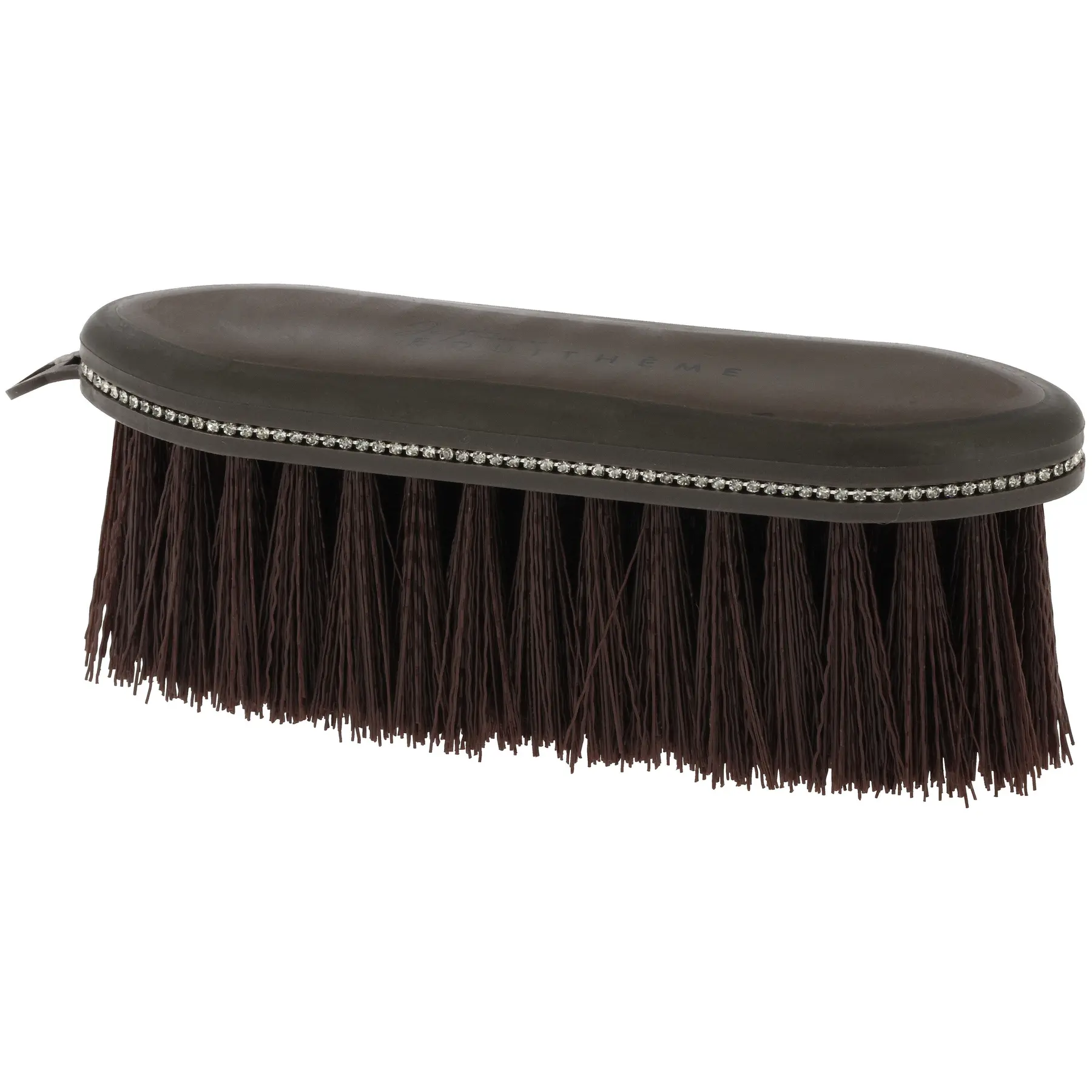 Equithème Marron Head Brush Je T'aime