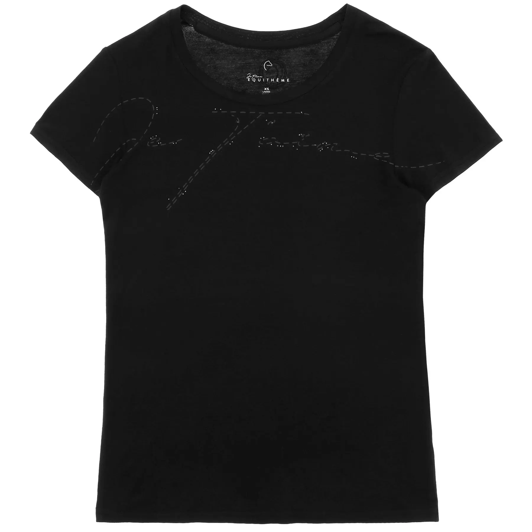 Meilleurs prix pour T-shirt femme Equithème Je t'aime - Tessie