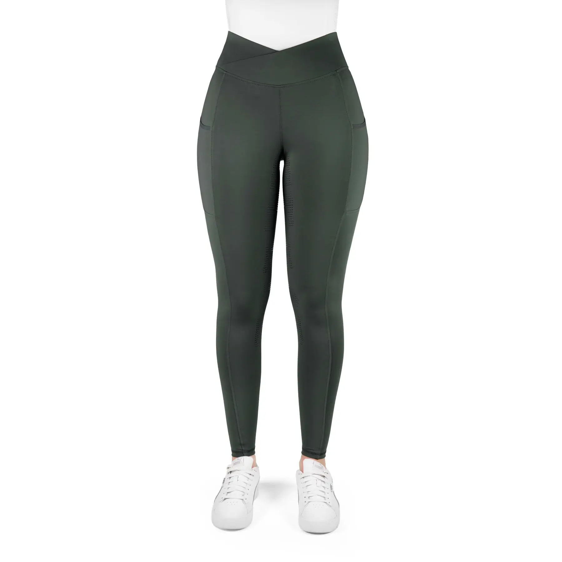 Comparer les prix de Legging équitation femme Equithème Fanny