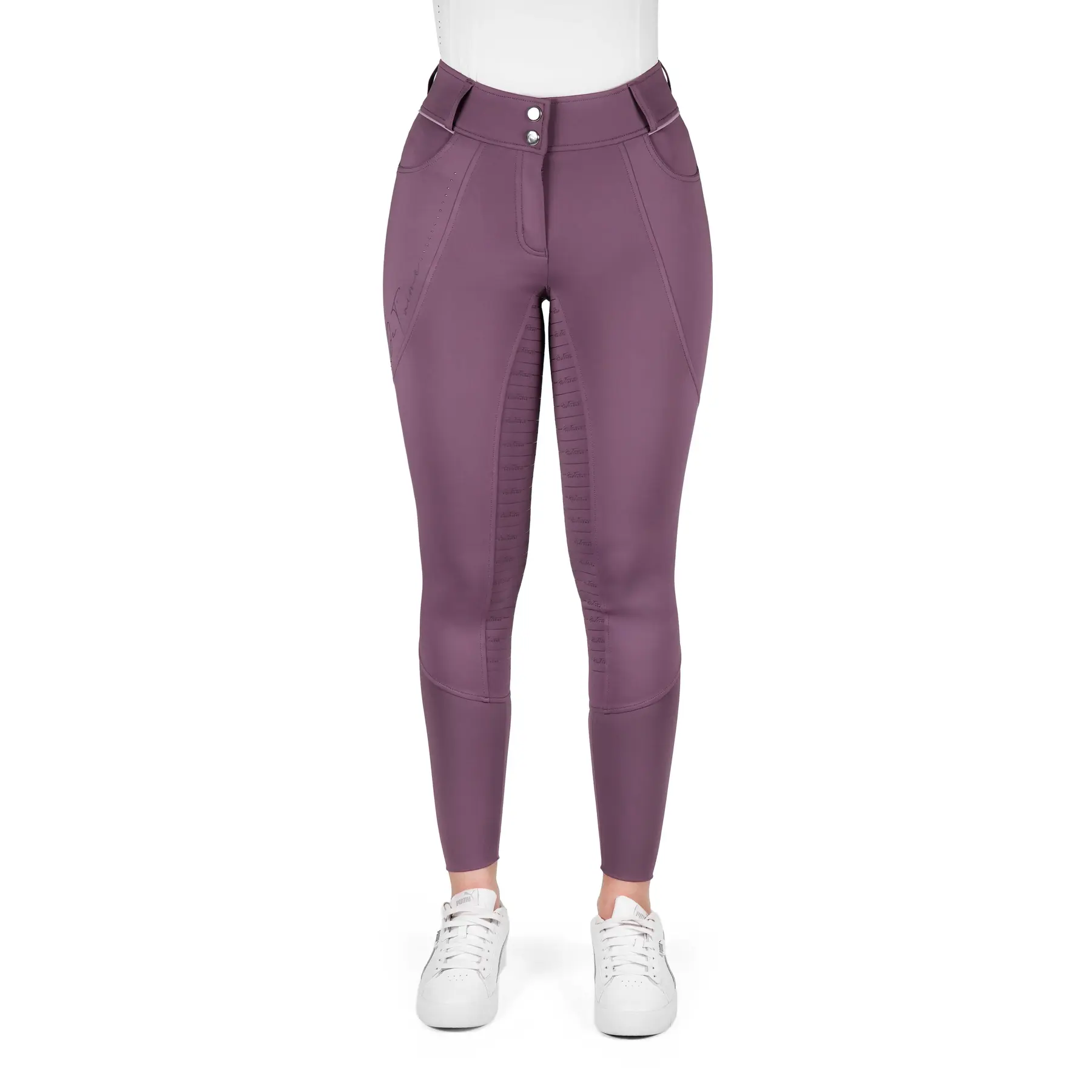 Meilleurs prix pour Pantalon équitation full grip femme Equithème Elsa