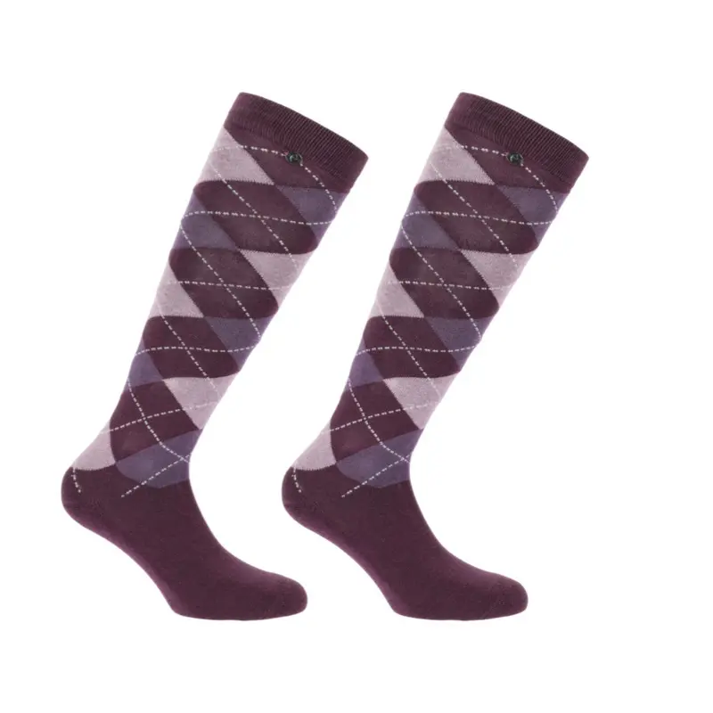 Rijsokken Equithème Argyle