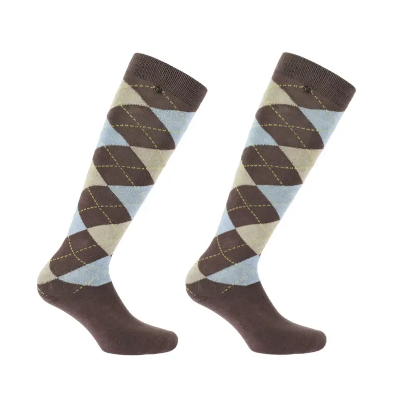 Rijsokken Equithème Argyle