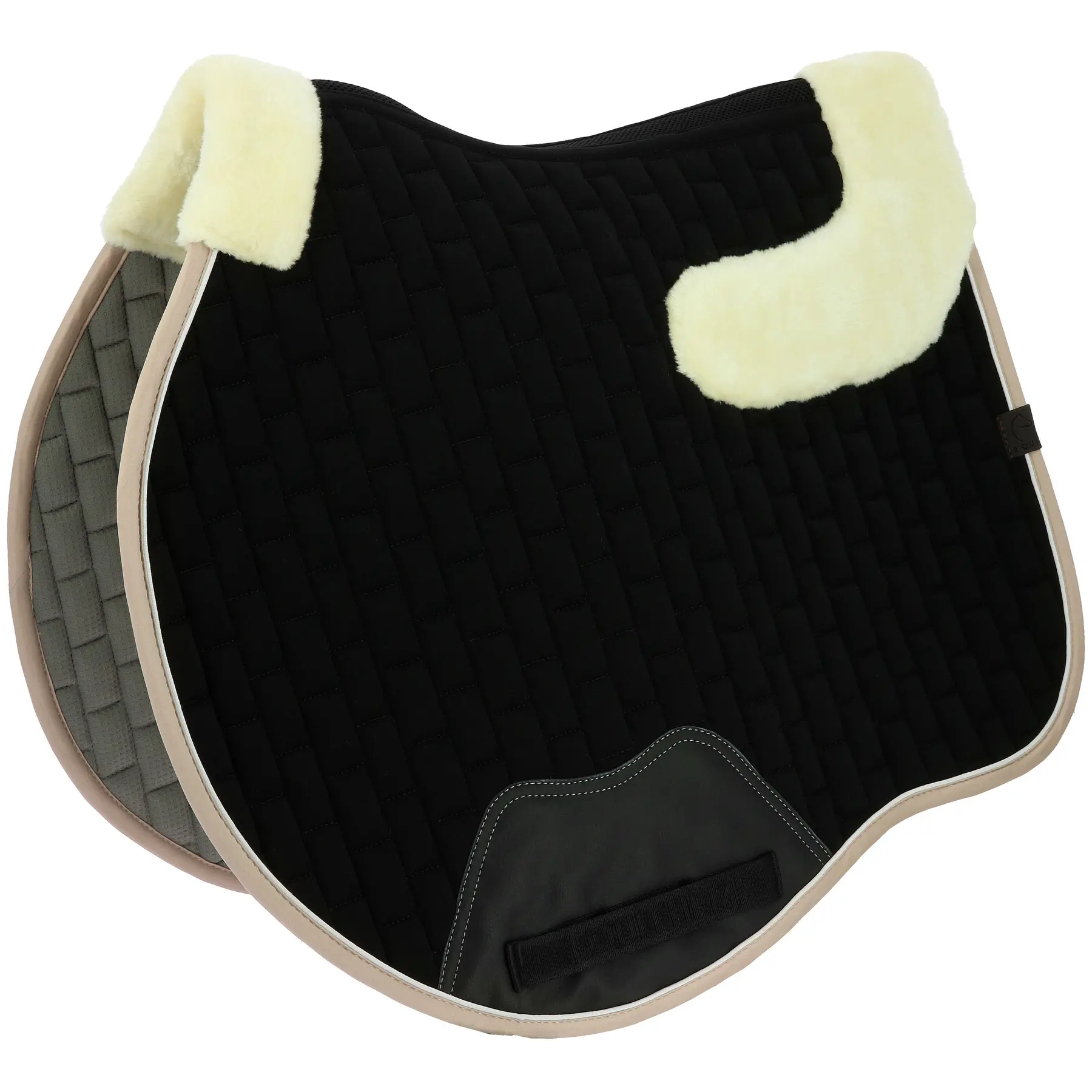 Equithème Noir Saddle Pad For Horses Dinard Fs