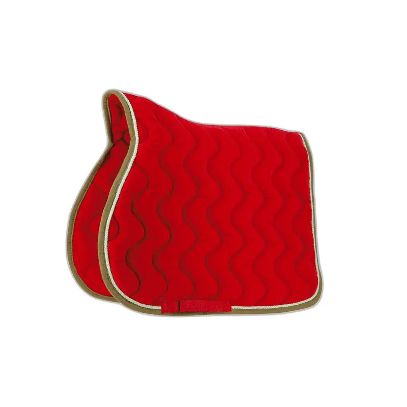 Equithème Rouge Saddle Pad For Horses Polyfun