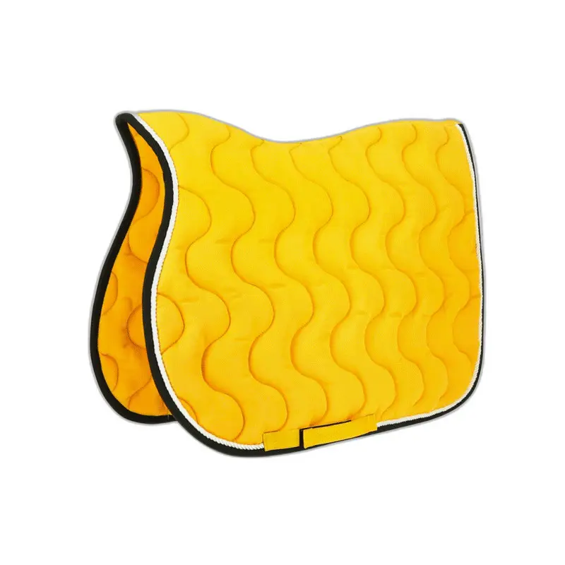 Equithème Jaune Saddle Pad For Horses Polyfun