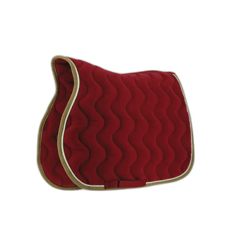 Equithème Rouge Saddle Pad For Horses Polyfun