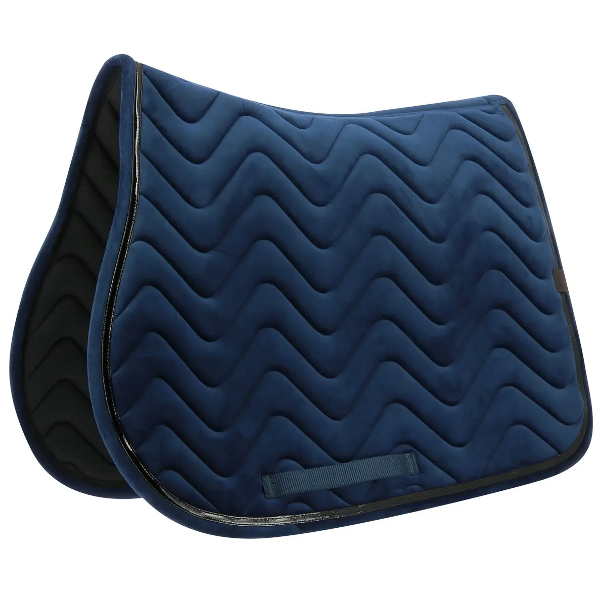 Equithème Bleu Dressage Saddle Pad Glossy