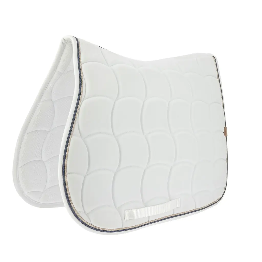 Equithème Blanc Saddle Pad For Horses Shiny