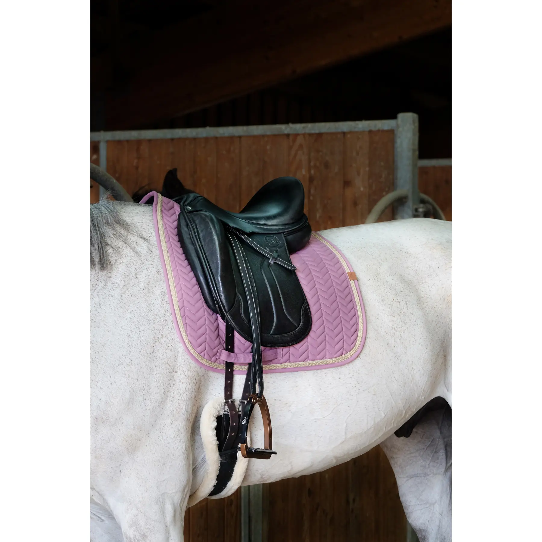 Tapis de selle équitation chic Equithème Studio