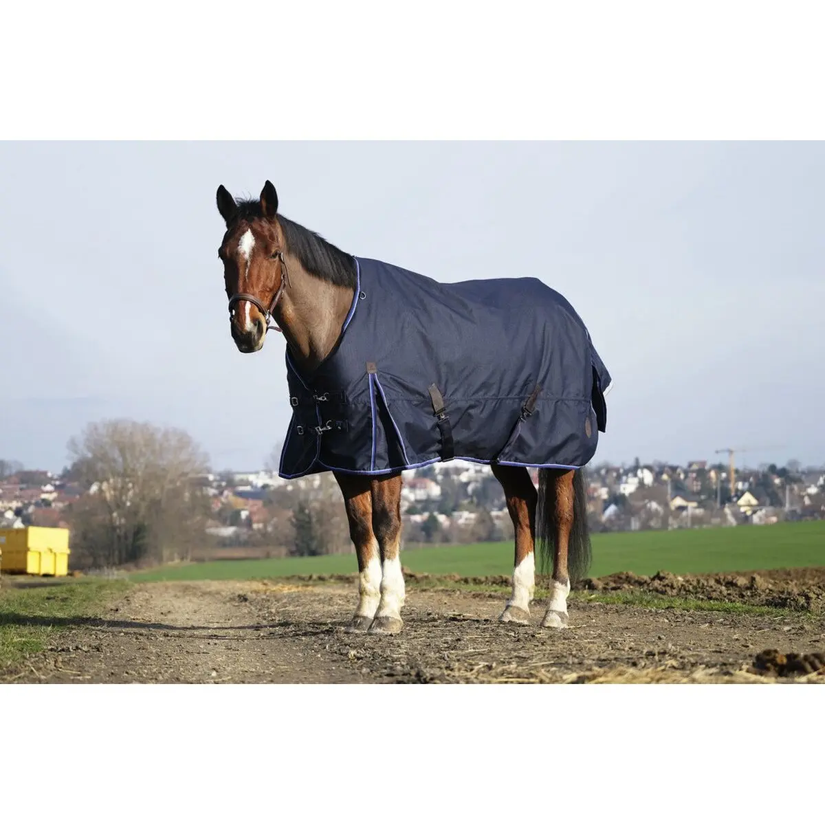 Comparer les prix de Couverture d'extérieur pour cheval Equithème Classic 1200D 200g