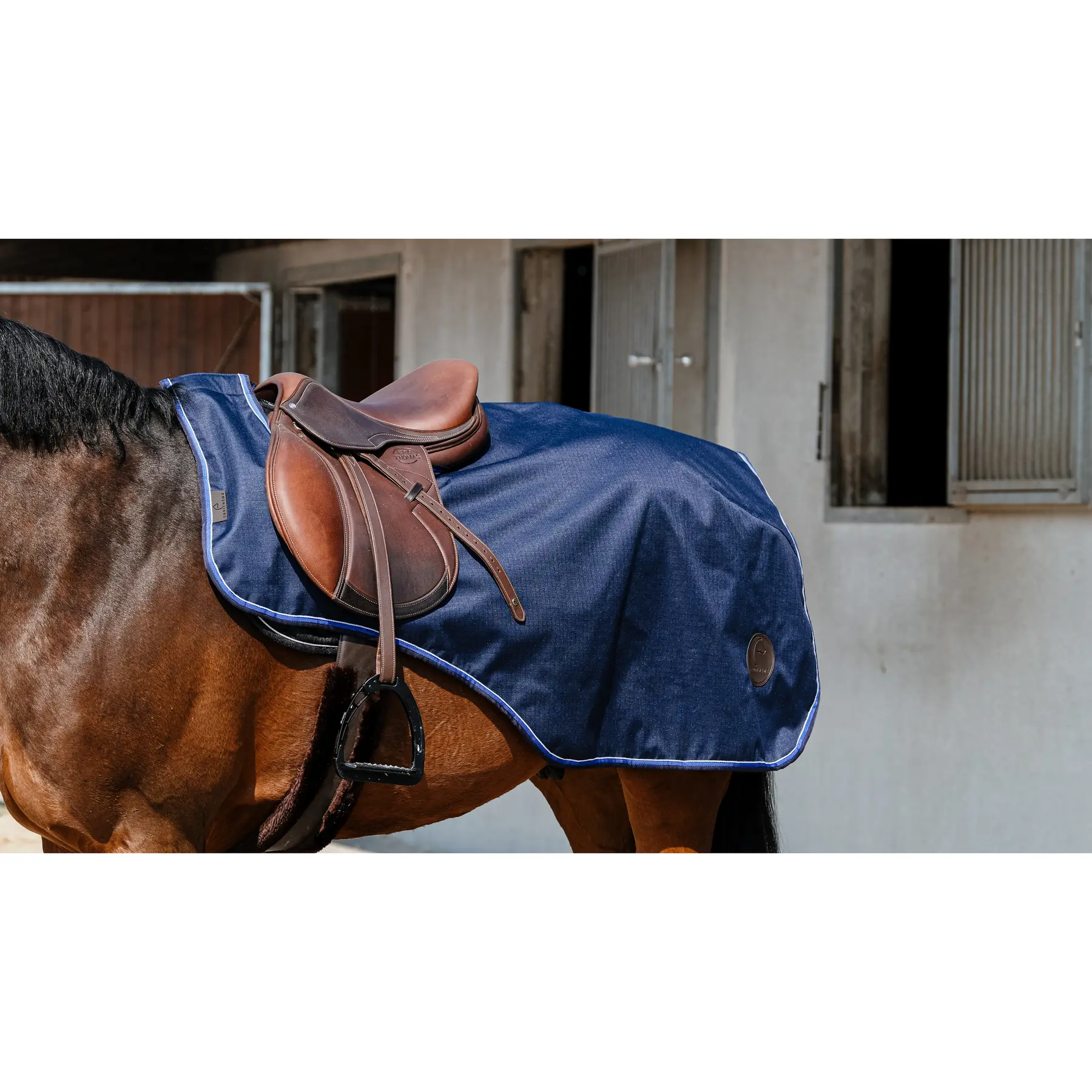 Meilleurs prix pour Couvre-reins pour cheval imperméable Equithème Classic 1200D
