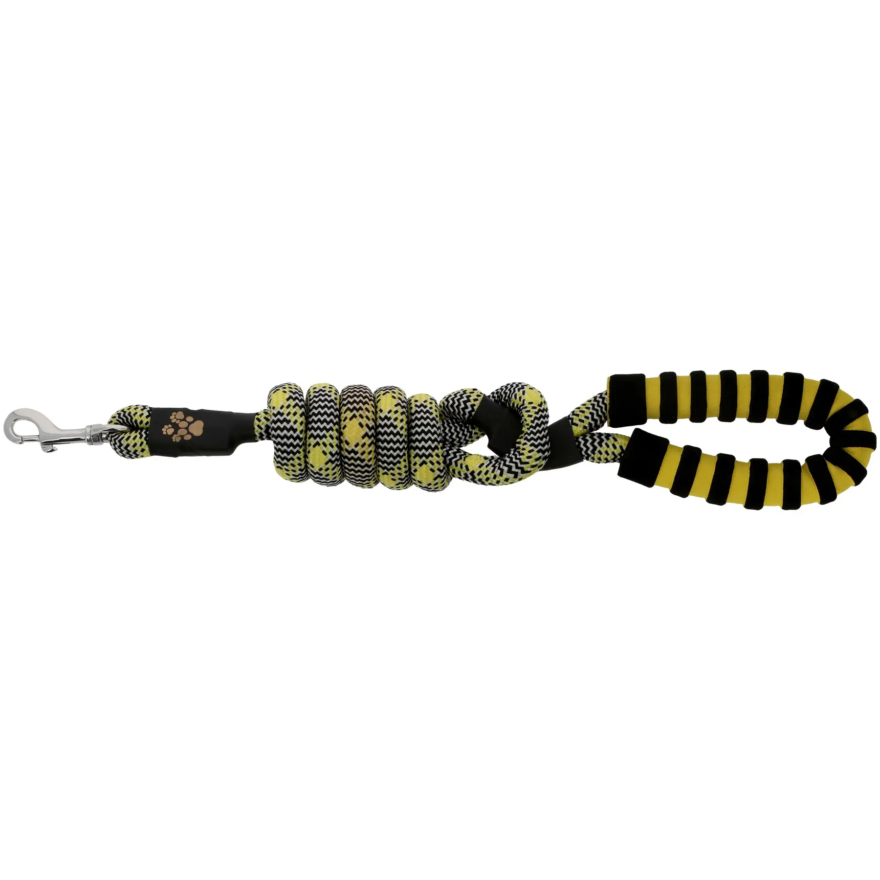 Equithème Noir Dog Leash With Handle Haspen