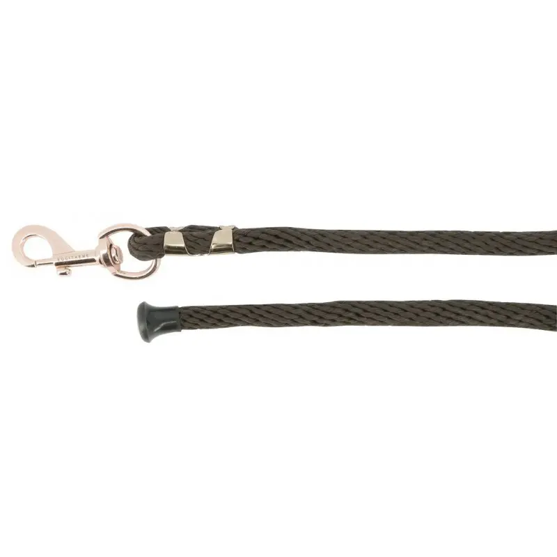 Equithème Marron Tie-Down Lanyard For Horses Soft Rose Gold