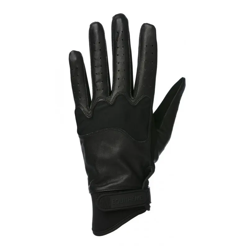 Comparer les prix de Gants d'équitation Equithème Soft cuir