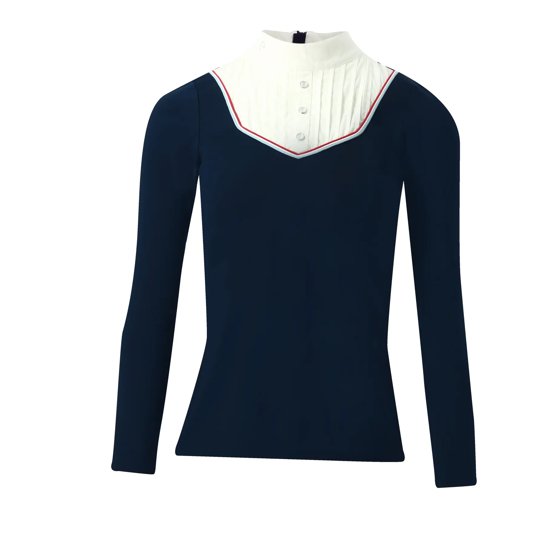 Meilleurs prix pour Polo de concours manches longues d'équitation femme Equithème Cabourg