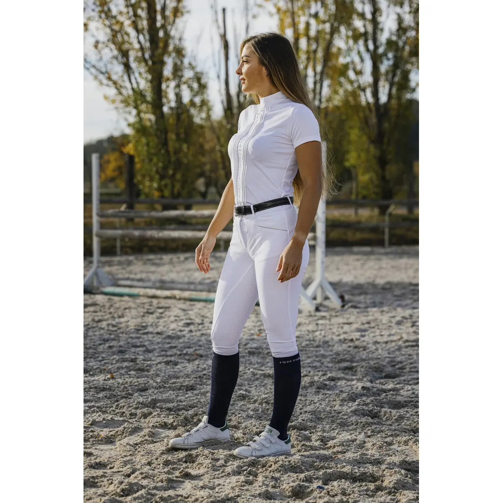 Comparer les prix de Polo d'équitation concours femme Equithème Dorla