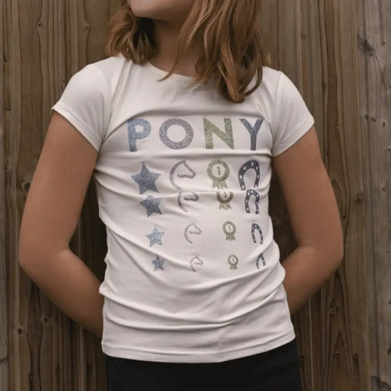 Comparer les prix de T-shirt fille Equithème Lise