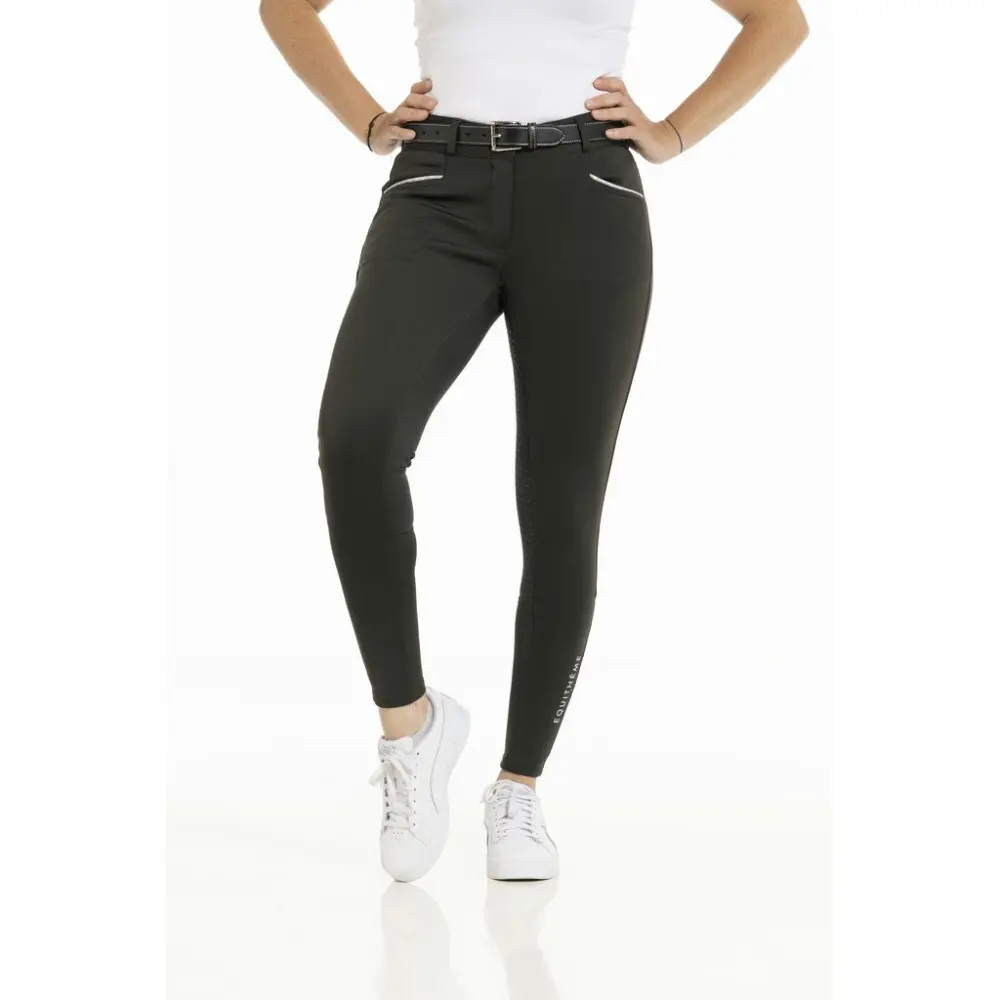 Meilleurs prix pour Pantalon équitation full grip Equithème Claudine