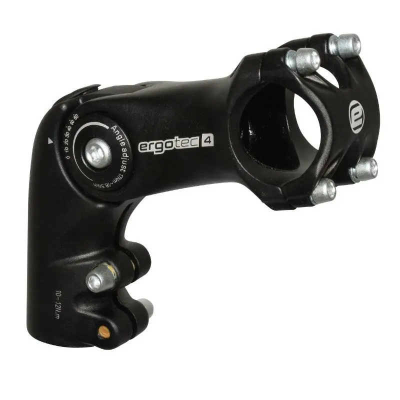 Velo Store - UK Urban-trekking adjustable aluminium stem for fork Ergotec Octopus 25.4 L 90 mm 1"1-8 (Homologue Level 4) | Extra 10% off with Subscription, Postage £16.79 to UK Fedex.