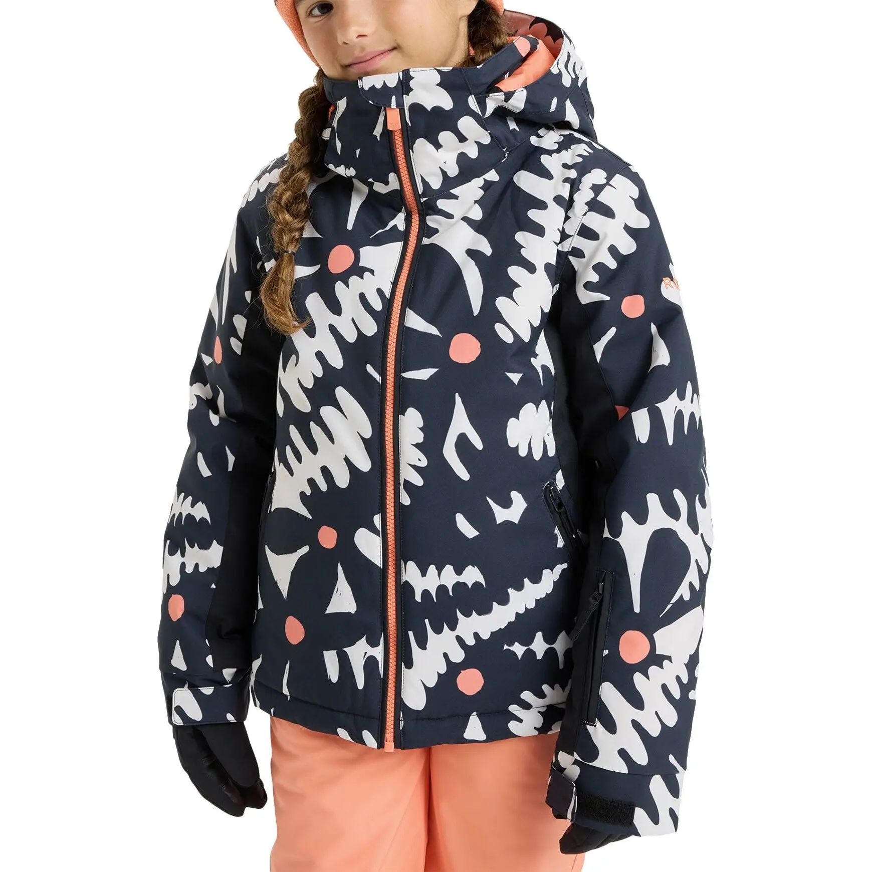 Mädchen Snowboardjacke Roxy Free Jet