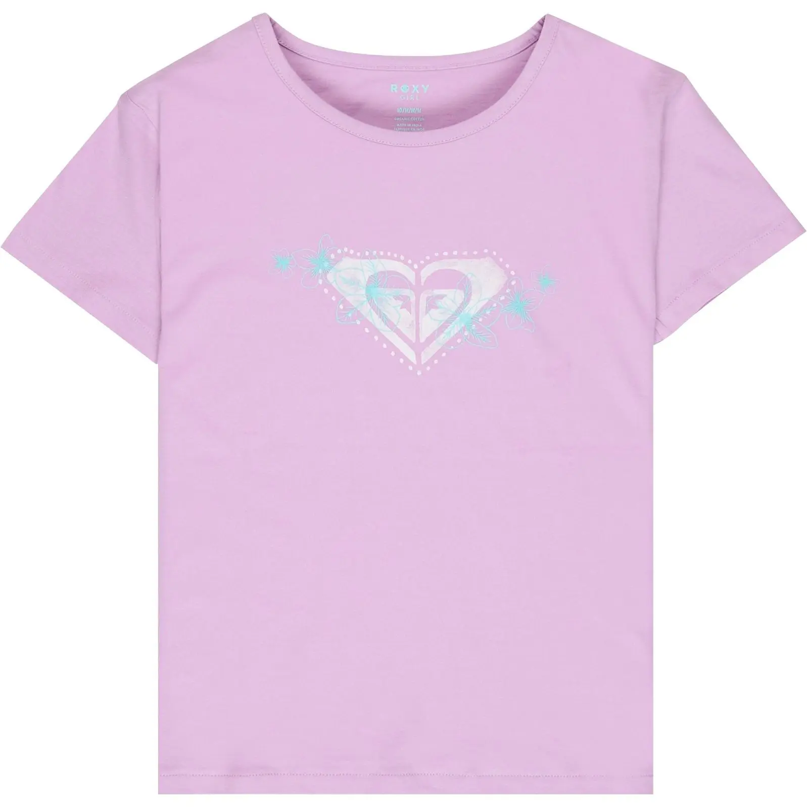Bio-Baumwoll-T-Shirt Mädchen Roxy Lilyregular Night