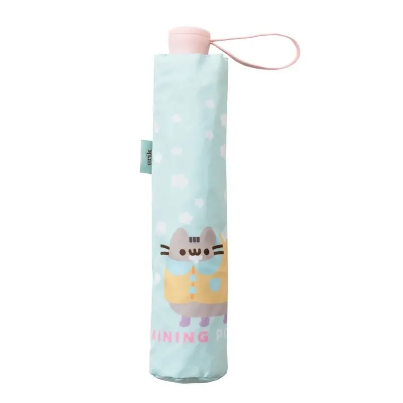 Erik Unisex Rose Automatic Folding Umbrella Pusheen Foodie