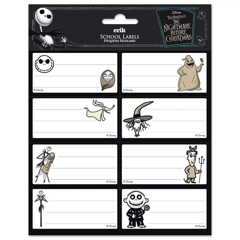 Image of Etiquettes adhésives Erik Disney Nightmare Before Christmas