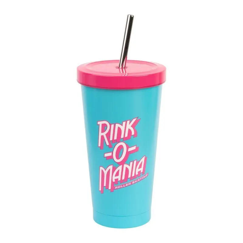 Becher mit Strohhalm Erik Stranger Things Rink-O-Mania