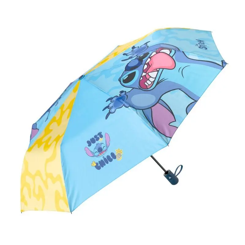 Erik Unisex Bleu Automatic Folding Umbrella Disney Stitch Foodie